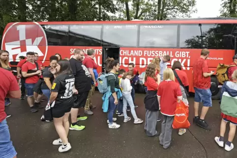 Natürlich eine Nummer größer: Stadionfest beim 1. FC Kaiserslautern.