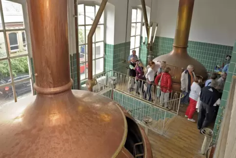 Heute wird nur noch in der Privatbrauerei Mayer in Oggersheim Ludwigshafener Bier gebraut.