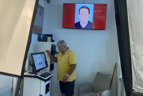 Mario Facco in seinem Fotostudio. Mario Facco in seinem Fotostudio.