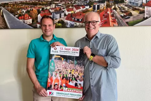 Die Vorfreude auf den 18. Pirmasenser Pfälzerwaldmarathon am 13./14.September steigt beim städtischen Beigeordneten Denis Clauer Die Vorfreude auf den 18. Pirmasenser Pfälzerwaldmarathon am 13./14.September steigt beim städtischen Beigeordneten Denis Clauer