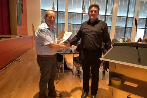 Bürgermeister Michael Gaudier (CDU) und der dritte Beigeordnete Jürgen Bauer (CDU). 
