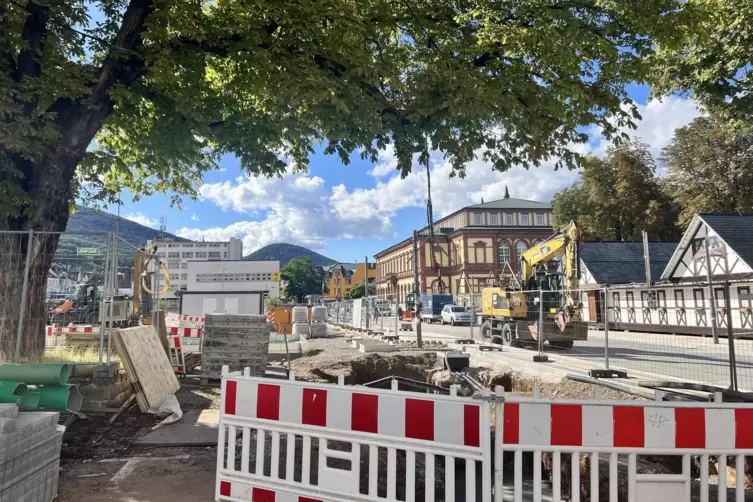 Der erste Bauabschnitt ist so gut wie beendet.