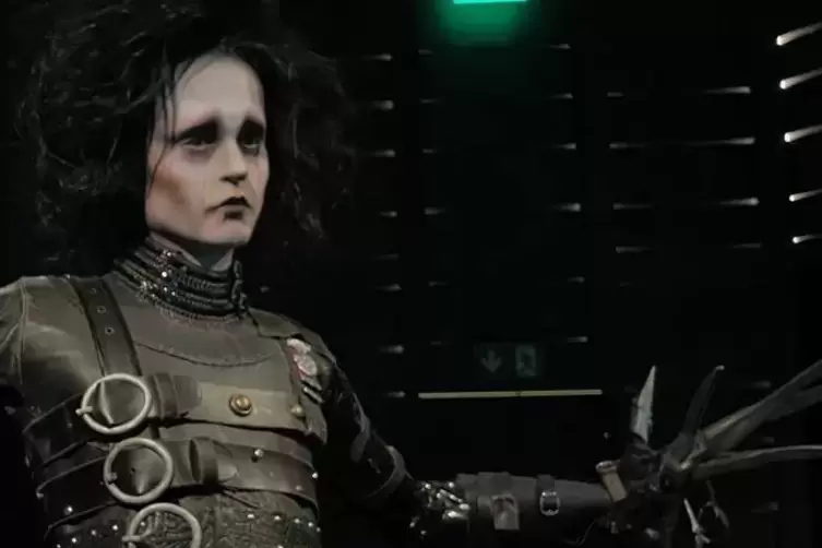 Johnny Depp als Edward aus &bdquo;Edward mit den Scherenh&auml;nden&ldquo;.