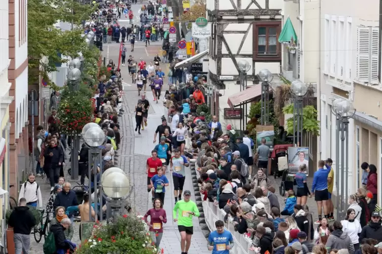 Endspurt: 2944 L&auml;ufer sind am Start.