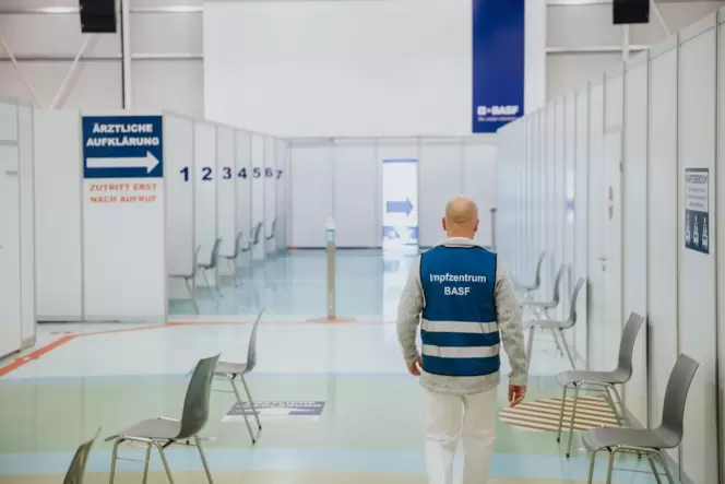 Über 65.000 Impfungen gab es im Impfzentrum der BASF während der Pandemie. Über 65.000 Impfungen gab es im Impfzentrum der BASF während der Pandemie.