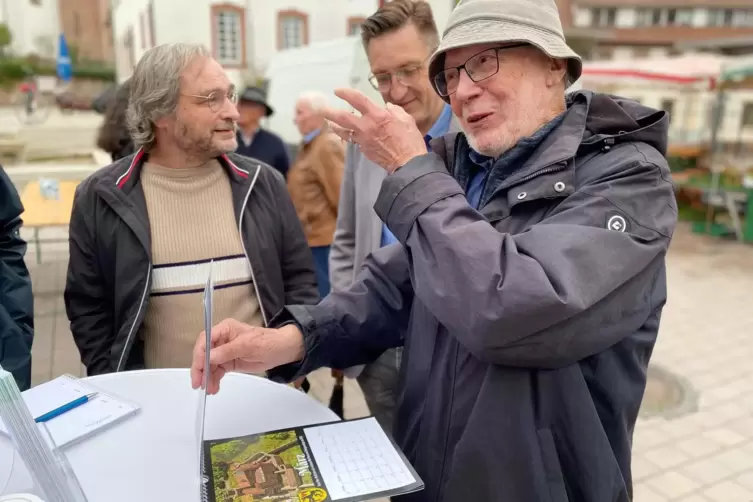Wusste mit profundem Wolfstein-Wissen einiges beizutragen: Historiker und RHEINPFALZ-Autor Herwig Buntz. 