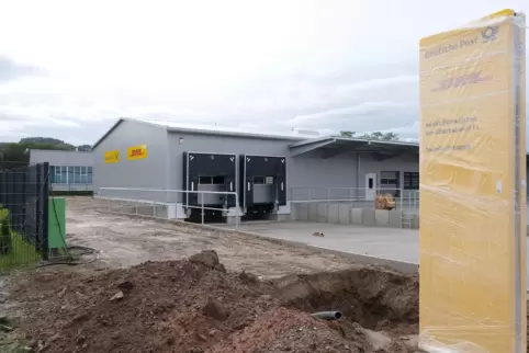 Der neue Zustellstützpunkt ist fast fertig. Der neue Zustellstützpunkt ist fast fertig.