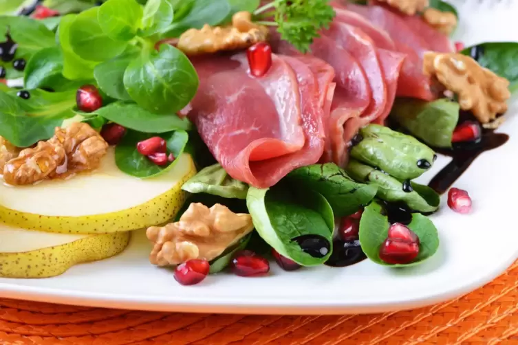 Im Januarmen&uuml;: Feldsalat.