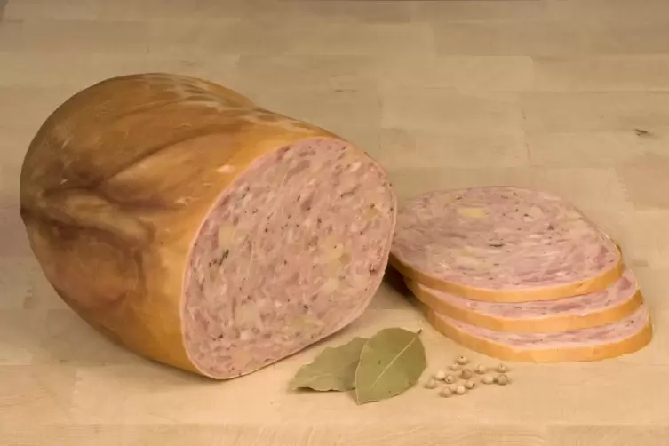 Typisch Pfalz: Saumagen. 