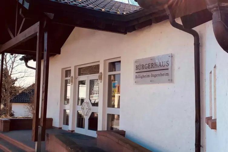 Eine halbe Million Euro gibt es f&uuml;r die Sanierung des B&uuml;rgerhauses in Billigheim-Ingenheim. 