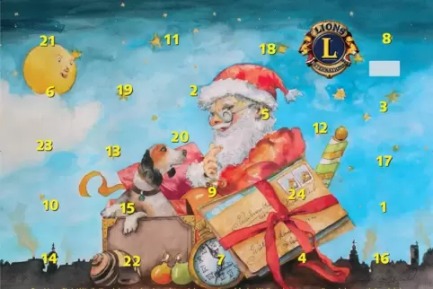 Der Adventskalender im Jahr 2023. 