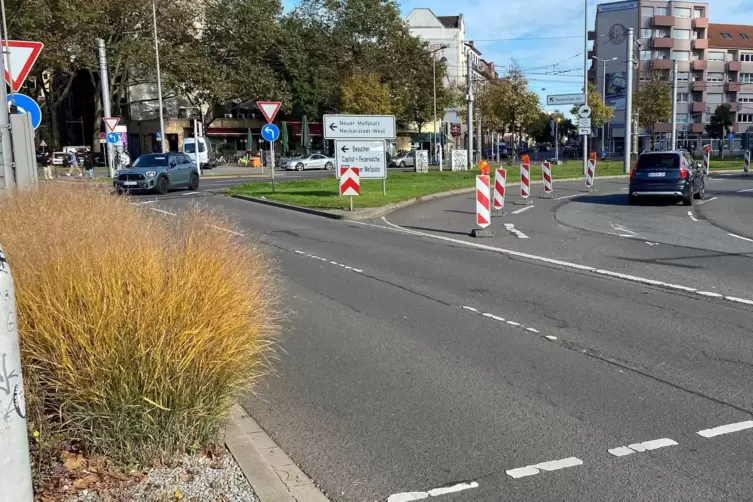 Die Zufahrt von der Kurpfalzbr&uuml;cke aus ist in den n&auml;chsten Wochen gesperrt.