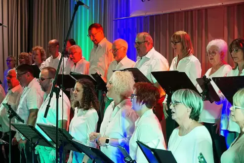 Beim Jubiläumskonzert des Sängerbunds Contwig präsentierten die Musikerinnen und Musiker dem Publikum Titel aus ganz unterschied