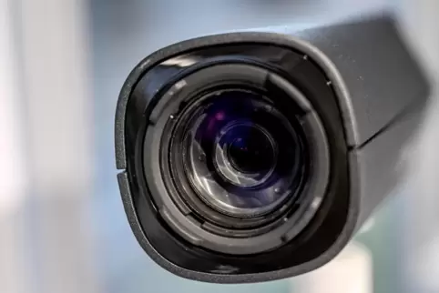 Der Hauseigentümer sah den Dieb über eine Videokamera.