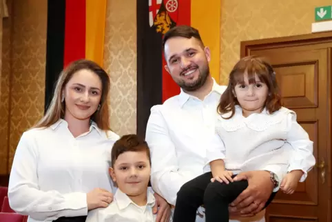 Familie Muslija fühlt sich wohl in Speyer.