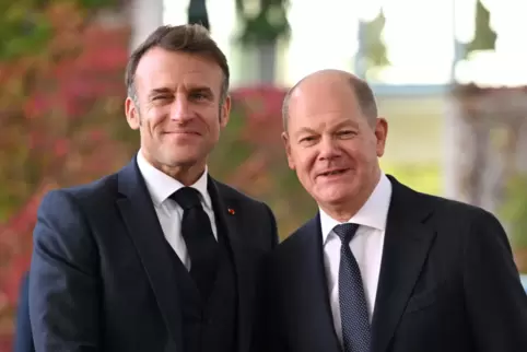 Zwischen Bundeskanzler Olaf Scholz (rechts) und Frankreichs Präsident Emmanuel Macron hat es nie richtig funktioniert.