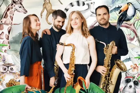 Das renommierte „Arcis Saxophon Quartett“ gibt am Samstag in Grünstadt gleich zwei Konzerte – eines für Kinder, eines für Erwach