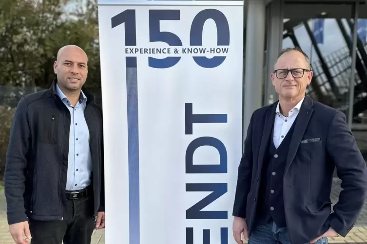 Gesch&auml;ftsf&uuml;hrer im Jubil&auml;umsjahr: Mohammad Soueidan (links) und Leonhard Sonntag. 