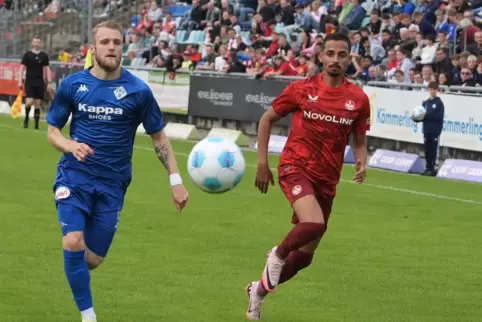 Am 1. Juli waren Manuel Grünnagel (links) und seine FKP-Teamkollegen vor 4100 Zuschauern beim 1:2 im Freundschaftsspiel gegen di