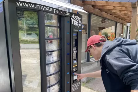 Ein sogenannter Mystery-Automat in Kusel.