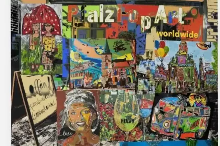 Die Pfalz Pop Art von Mechthilde Gairing.