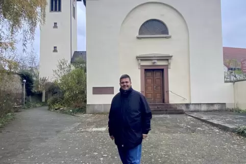 Die Melanchthonkirche ist das Herzstück von Schauernheim und Marc Haucks Lieblingsort. 