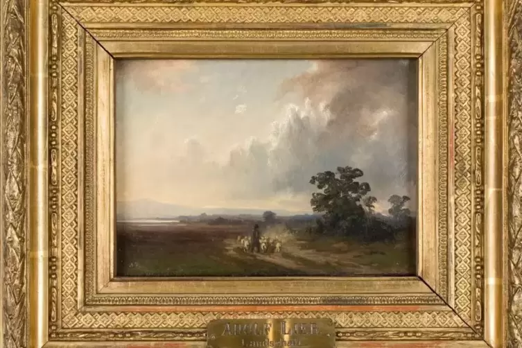 Das Lauterer Museum erhielt von Benzino unter anderem diese &bdquo;Landschaft&ldquo; von Franz Lier (1872).
