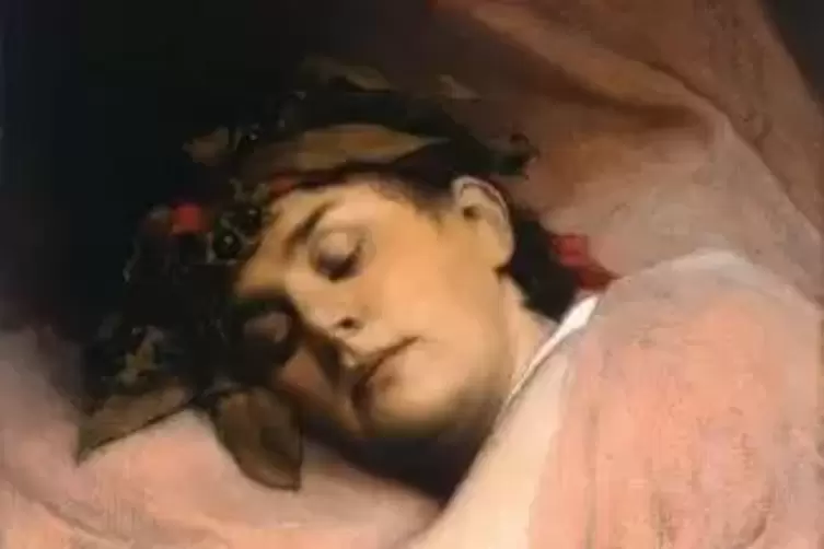 Max von Gabriel malte 1887 diese &bdquo;Atropa Belladonna&ldquo;.
