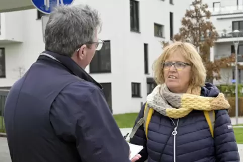 Kommt regelmäßig nach Ludwigshafen: die Beindersheimerin Angelika Schwaab im Gespräch mit Volker Endres.