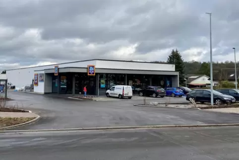 Der neue Aldi-Markt in Göllheim.