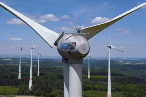 Auch darauf ruhen die Hoffnungen: Ausbau der Windkraft. 