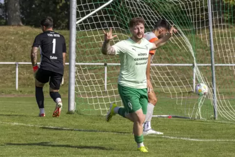 Jubelte bislang 14 Mal: Der beste VfR-Torschütze Marcel Meinen. 