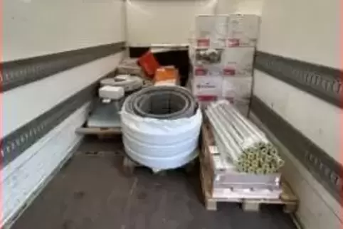 Die ungesicherte Ladung. 