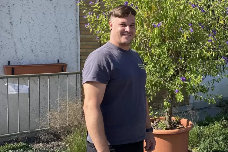 Markus Michel 2021, als er Leiter des Bobenheim-Roxheimer Betriebshofs wurde. 
