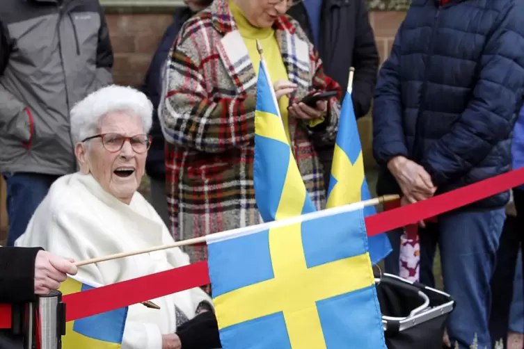 Wurde von ihrer Tochter an die Fasanerie begleitet: die 92-j&auml;hrige Anneliese Schmidt.