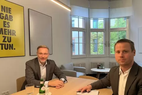 Das Gespräch des Bundesfinanzministers und FDP-Chefs Christian Lindner mit Chefredakteur Yannick Dillinger. 