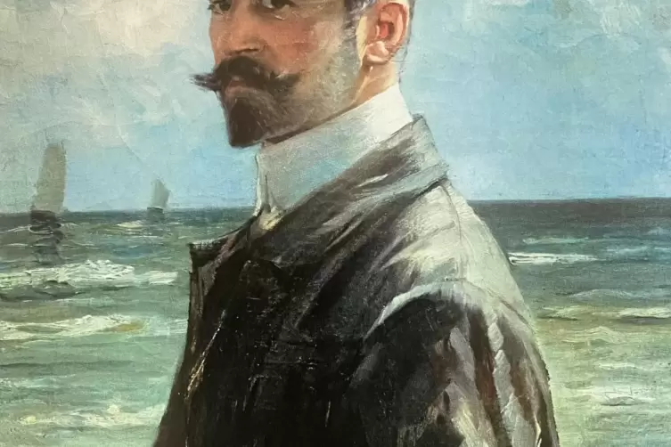 Edmond Louyot auf einem Selbstportr&auml;t 1910. 