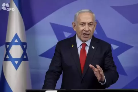 Sein Vorgehen im Gazastreifen führte zu einem Haftbefehl: Benjahmin Netanjahu.