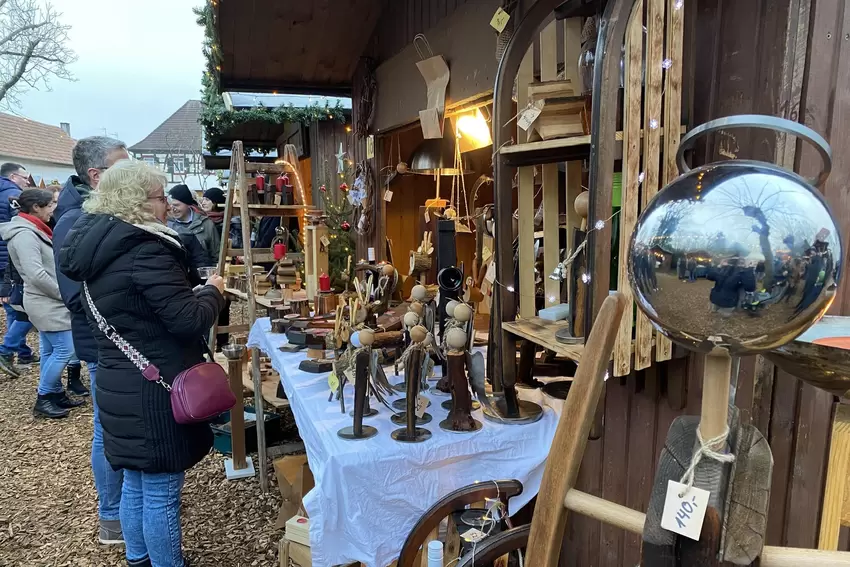Weihnachtsdeko darf nicht fehlen.