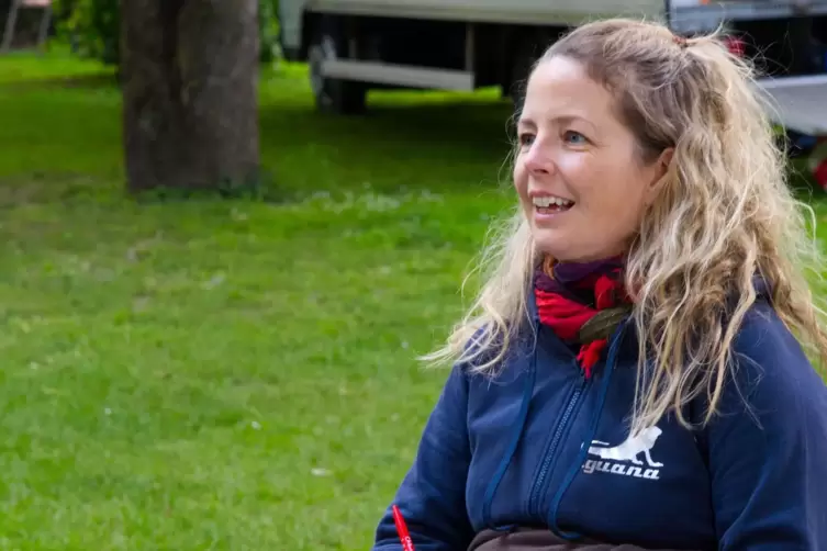 Susanne Schmelcher bei der Regie von &bdquo;Don Quijote&ldquo;. 