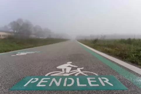 Der erste Abschnitt der Pendler-Radroute Bingen-Mainz. 