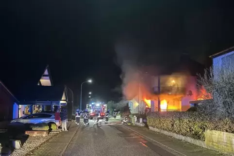 Die Feuerwehr bekam den Brand schnell unter Kontrolle. 