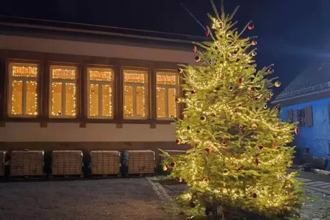 Fehlt eigentlich nur noch eine leichte Schneedecke: Die Landfrauen haben in Oberalben für Weihnachtsflair gesorgt. 
