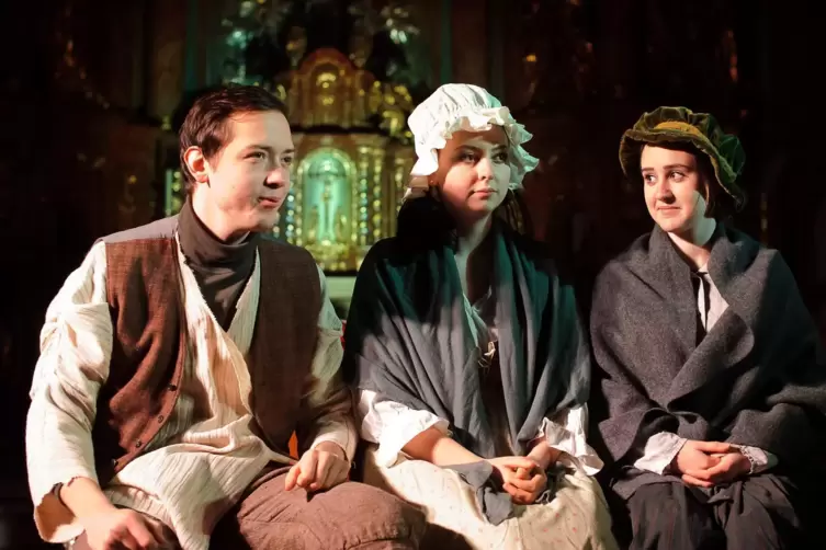 Szene aus dem Musical. 