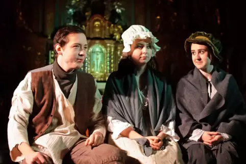 Szene aus dem Musical. 