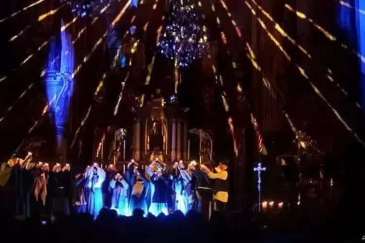 Szene aus dem Musical. 