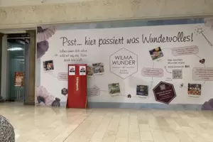 Kurz hinter dem Postgalerie-Zugang: Umbau für das Lokal „Wilma Wunder“. Kurz hinter dem Postgalerie-Zugang: Umbau für das Lokal „Wilma Wunder“.