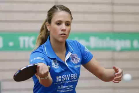 Da spielte sie noch für den TTC Bietigheim-Bissingen und hieß Ballmann: Paloma Beutler. Sie hat jede Menge Erfolge gefeiert, kam