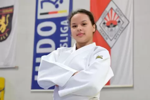 Eigentlich jeden Tag in der Halle: Alesia Büttner vom Judosportverein Speyer. 