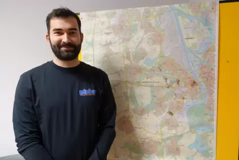 Sozialarbeiter Moritz Ebisch war als mobiler Berater in der Stadt unterwegs, 